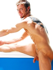 Muscled man Kevin Crows