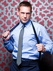 Hans Berlin services his boss jessy ares for a raise