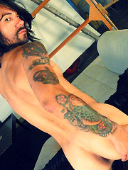 Inked Skater naked