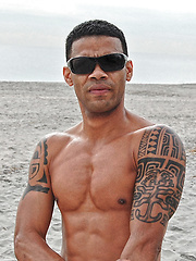 Marcos at the beach