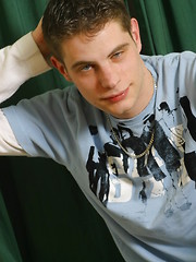 We got naughty boy Ethan to step into the shower for a good soaping up for this shoot. After that it was time to pose for us on the bed, showing us hi