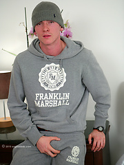 Boxing pro Reece - Ripped and Smooth Straight Lad with his Big Uncut Cock