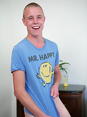 Horny Young Newbie Chris Tries his 1st Dildo and Shoots a Massive Load