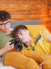 Sexy curly boys Kai Danvers and Cassian Wesley fucking