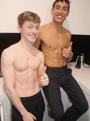 Kaleb and Justin's HOT Hookup - BTS