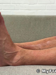 Drew's Dress Socks & Bare Feet