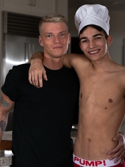 Twink Kyle Brant gets his sexy ass fucked by Kai Locks