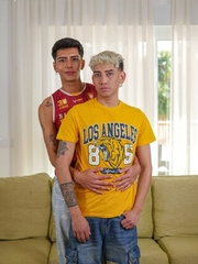 Skinny latino boys Andy Vegas and Mike Ruiz fucking