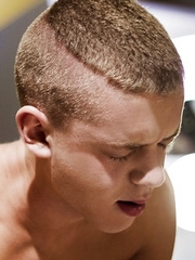 Kinky redhead boy Ian Levine bottoms for Alex Greene