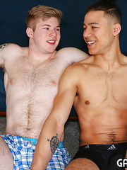 Gay boys Jon Dieseal & Mario Angel shamelessly fucked at the pool