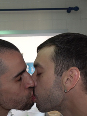 HUGE COCKED ATHLETIC JOCK PUMPS CUM ALL OVER KITCHEN - ONLY KNOWN EACH OTHER 12HR