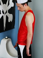 Skinny Silas Gray & Danny Forest have gloryhole sex