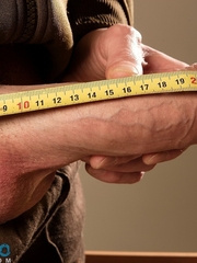 Hung lad shows his huge uncut dick