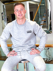 Hung lad shows his huge uncut dick