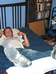 Barefoot Boner Stroking With Fitch!