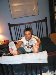 Barefoot Boner Stroking With Fitch!