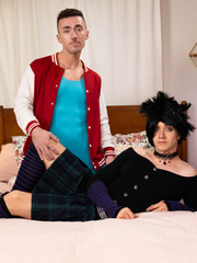 Emo Femboy Likes It Hard