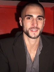 Sexy gay barman Killian Dehais has anal sex with a hot hung top