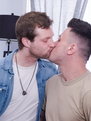 Hot hunks have anal sex after sucking each others cocks