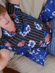 Antony Carter strokes his dick