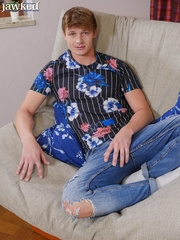 Antony Carter strokes his dick
