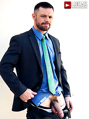 Xavier Jacobs And Sergeant Miles, Scruff In Suits
