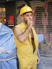 Hung hairy worker fucked