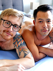 Hooking up my hot mates Luc and Sam