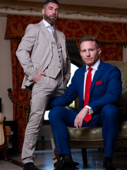 Stained Red Tie