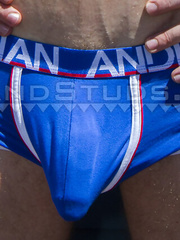 9" XXXmas Santa Matthew is Back! Proudly Out Muscle God Pumps Iron, Pees, Jumps Rope & Cums for the Holidays!