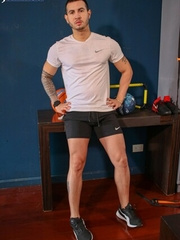 Micky Davis working out his dick