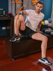 Micky Davis working out his dick