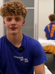 Young Harlow's Hot Debut! Nervous but Blows A Massive Load!